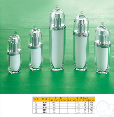 化妆品包装新风尚 解析B-29套装亚克力瓶系列及其市场价值